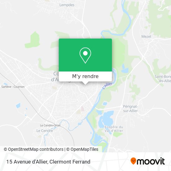 15 Avenue d'Allier plan