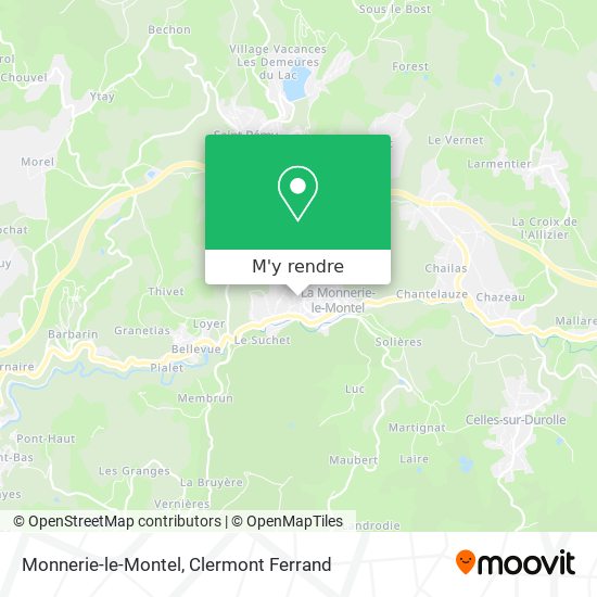 Monnerie-le-Montel plan