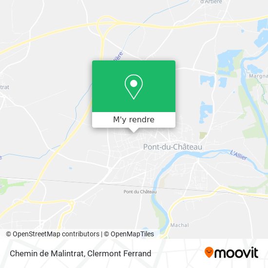 Chemin de Malintrat plan