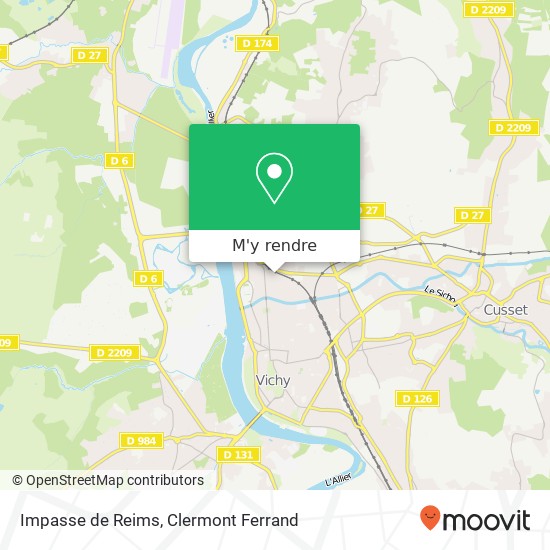 Impasse de Reims plan