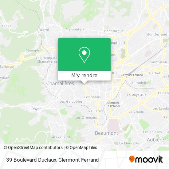 39 Boulevard Duclaux plan