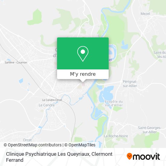 Clinique Psychiatrique Les Queyriaux plan