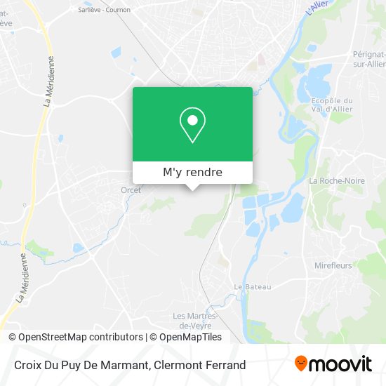 Croix Du Puy De Marmant plan
