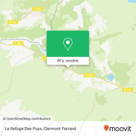 Le Refuge Des Puys plan