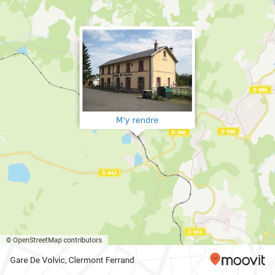 Gare De Volvic plan