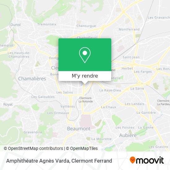 Amphithéatre Agnès Varda plan