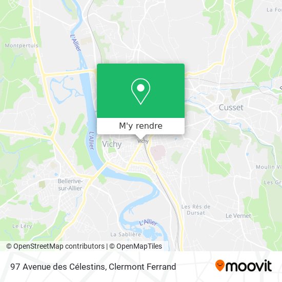 97 Avenue des Célestins plan
