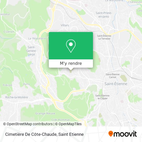 Cimetière De Côte-Chaude plan