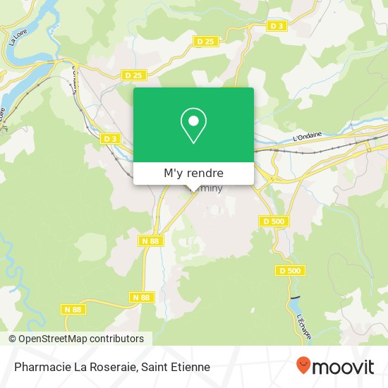 Pharmacie La Roseraie plan