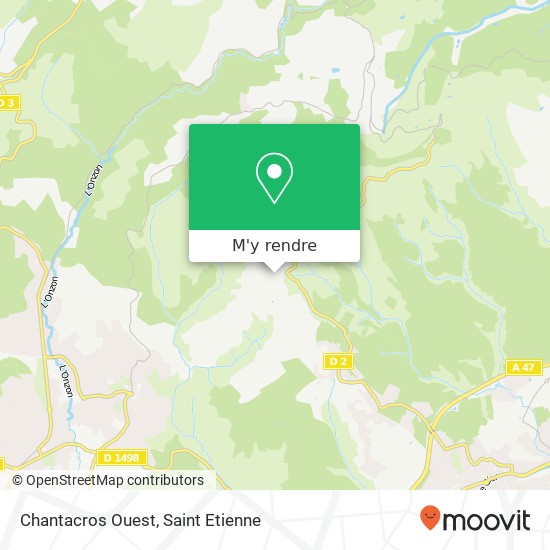 Chantacros Ouest plan