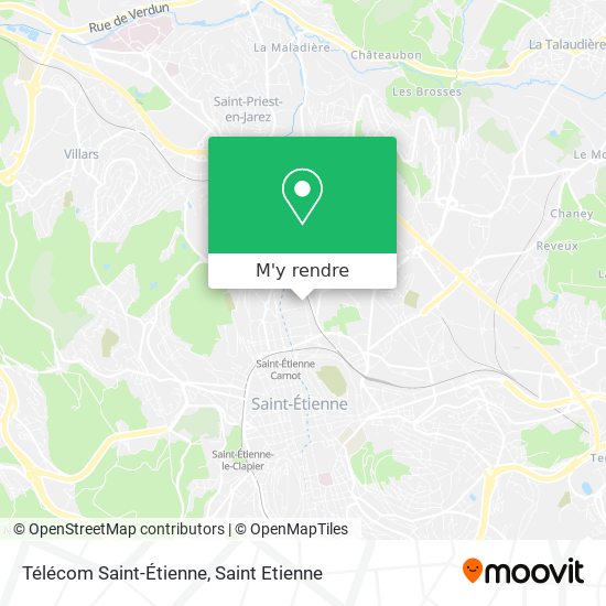 Télécom Saint-Étienne plan
