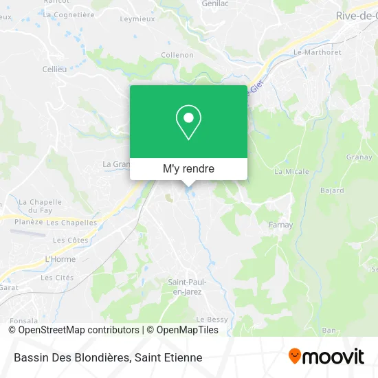 Bassin Des Blondières plan