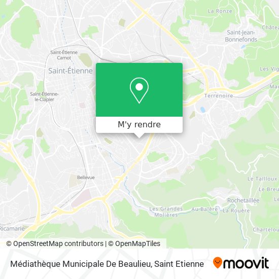 Médiathèque Municipale De Beaulieu plan