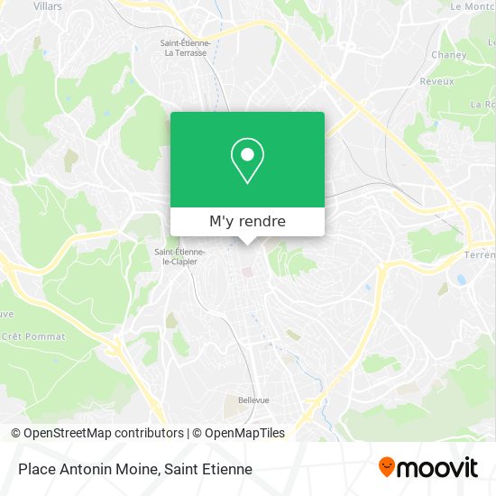 Place Antonin Moine plan