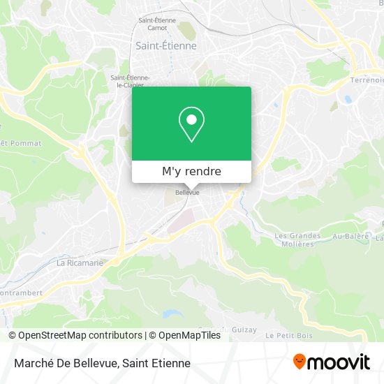 Marché De Bellevue plan