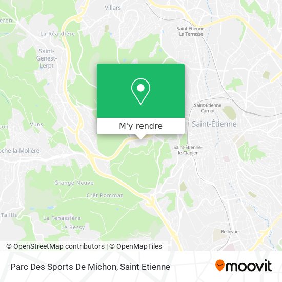 Parc Des Sports De Michon plan