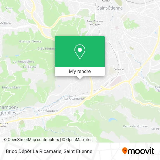 Brico Dépôt La Ricamarie plan