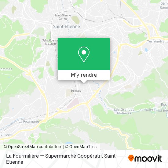 La Fourmilière — Supermarché Coopératif plan