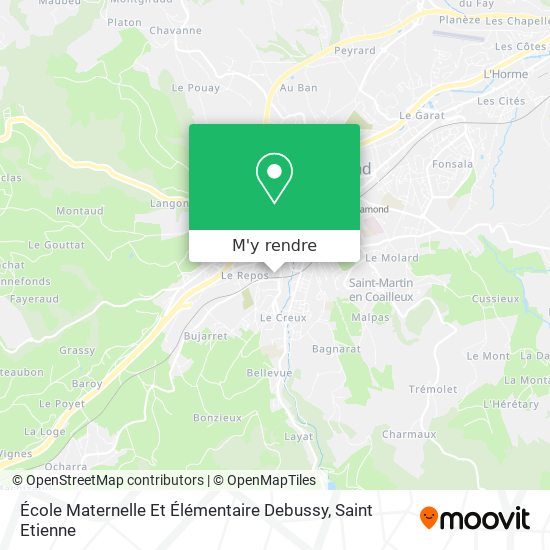 École Maternelle Et Élémentaire Debussy plan