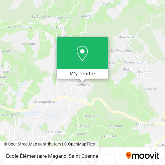 École Élémentaire Magand plan
