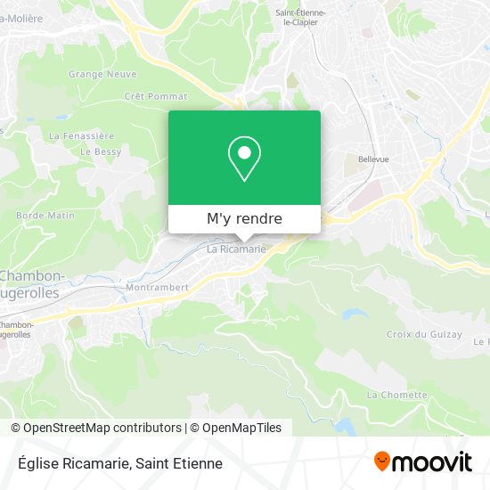 Église Ricamarie plan