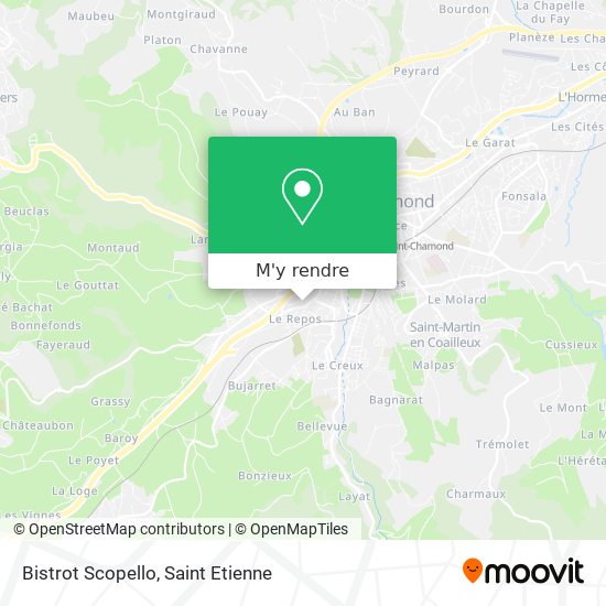 Bistrot Scopello plan