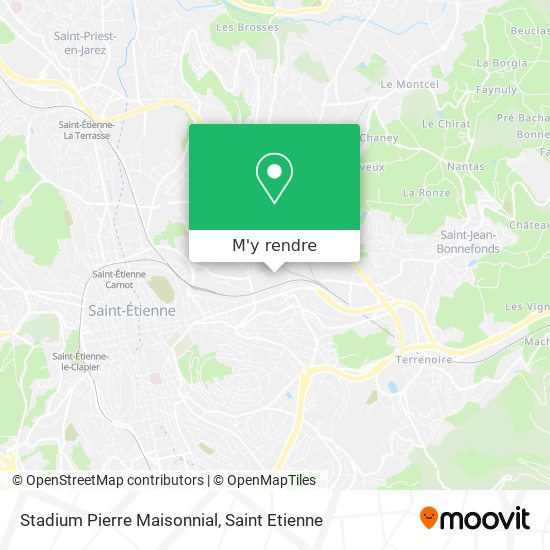 Stadium Pierre Maisonnial plan