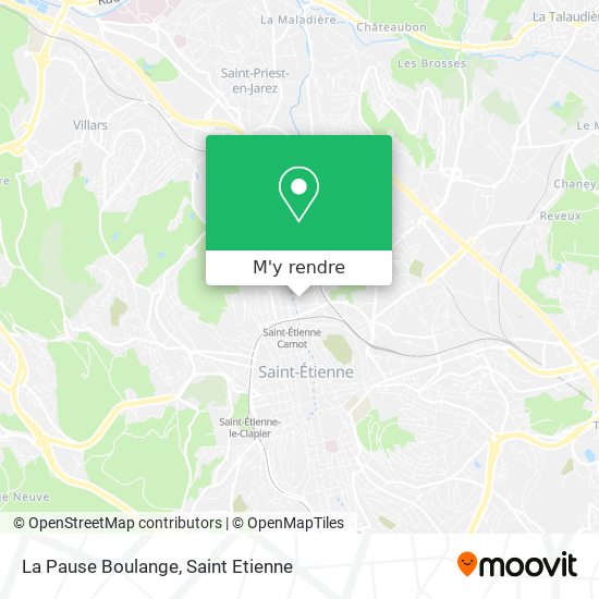 La Pause Boulange plan