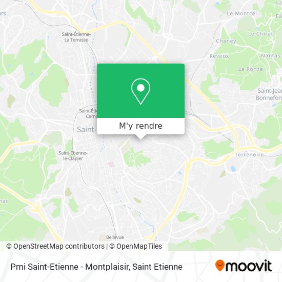Pmi Saint-Etienne - Montplaisir plan