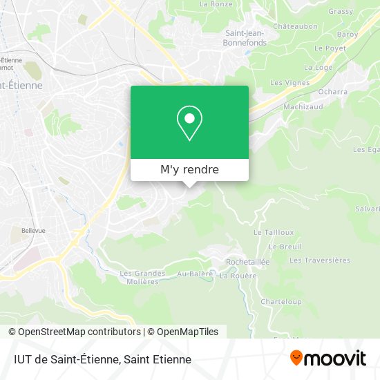 IUT de Saint-Étienne plan