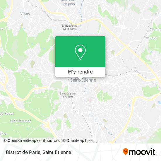 Bistrot de Paris plan