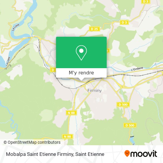 Mobalpa Saint Etienne Firminy plan