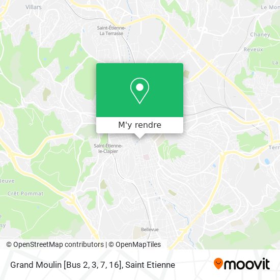 Grand Moulin [Bus 2, 3, 7, 16] plan