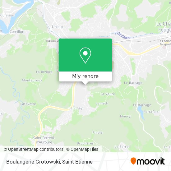 Boulangerie Grotowski plan