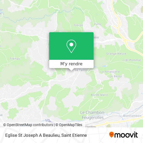 Eglise St Joseph A Beaulieu plan