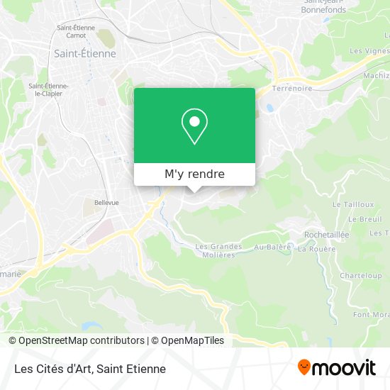 Les Cités d'Art plan