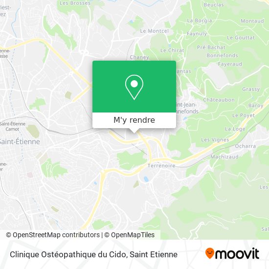 Clinique Ostéopathique du Cido plan