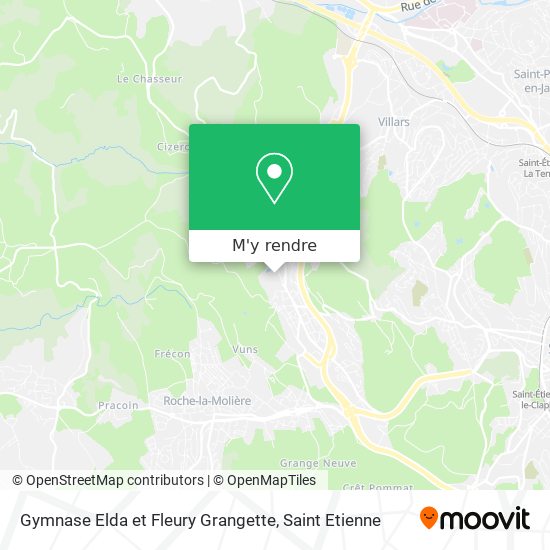 Gymnase Elda et Fleury Grangette plan