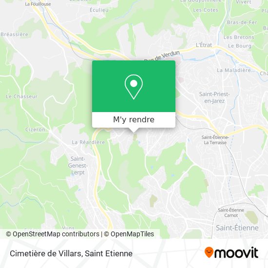 Cimetière de Villars plan