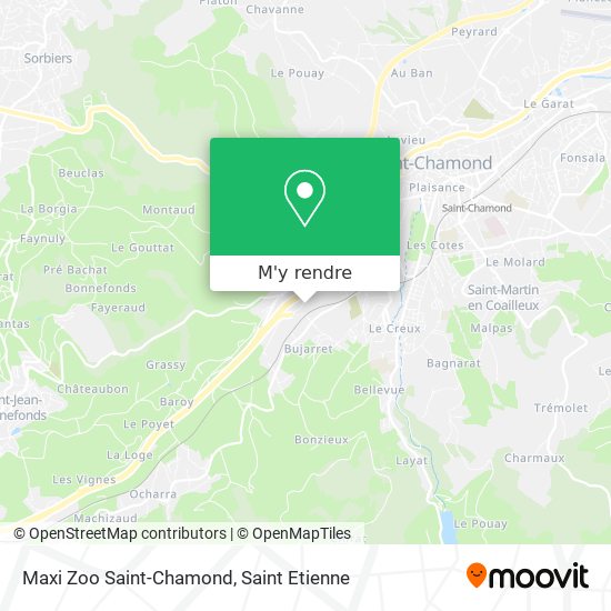Maxi Zoo Saint-Chamond plan