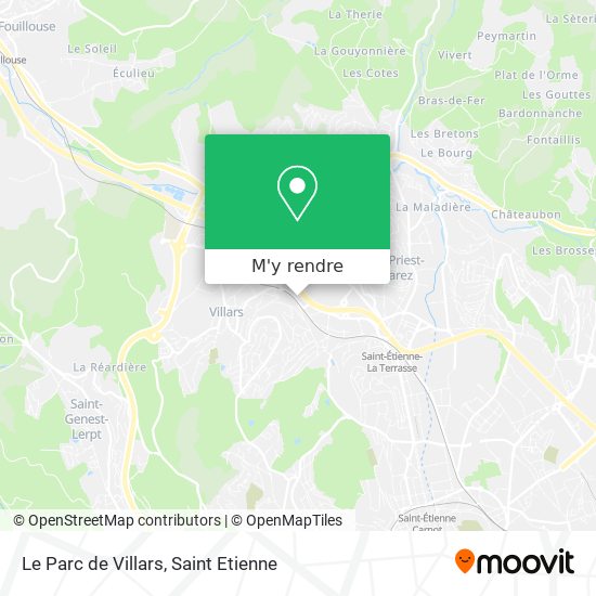 Le Parc de Villars plan