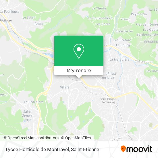 Lycée Horticole de Montravel plan