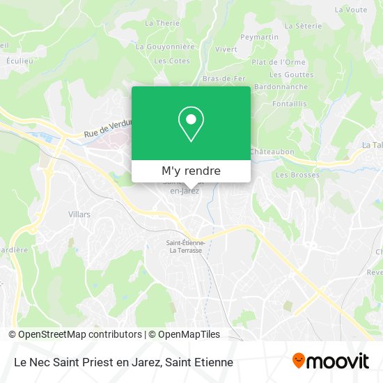 Le Nec Saint Priest en Jarez plan