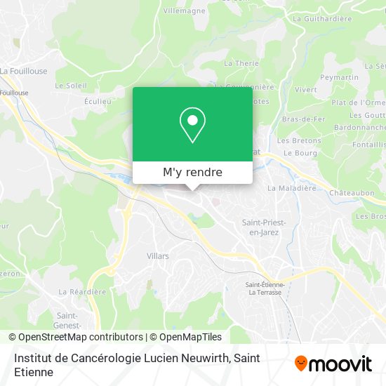 Institut de Cancérologie Lucien Neuwirth plan