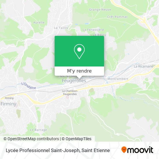 Lycée Professionnel Saint-Joseph plan