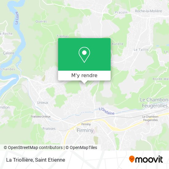 La Triollière plan