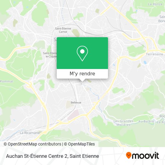 Auchan St-Étienne Centre 2 plan