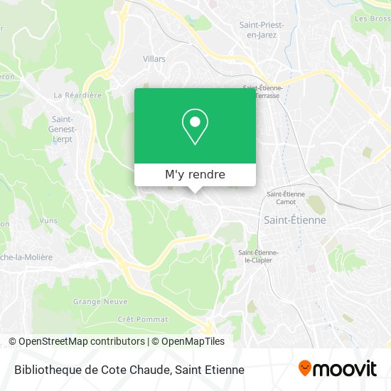 Bibliotheque de Cote Chaude plan