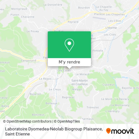 Laboratoire Dyomedea-Néolab Biogroup Plaisance plan