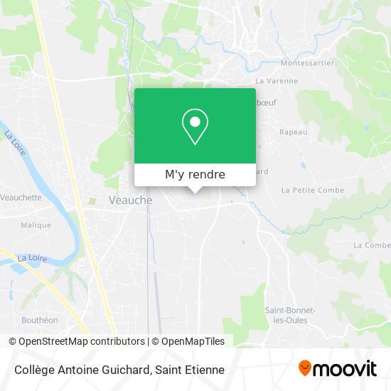 Collège Antoine Guichard plan